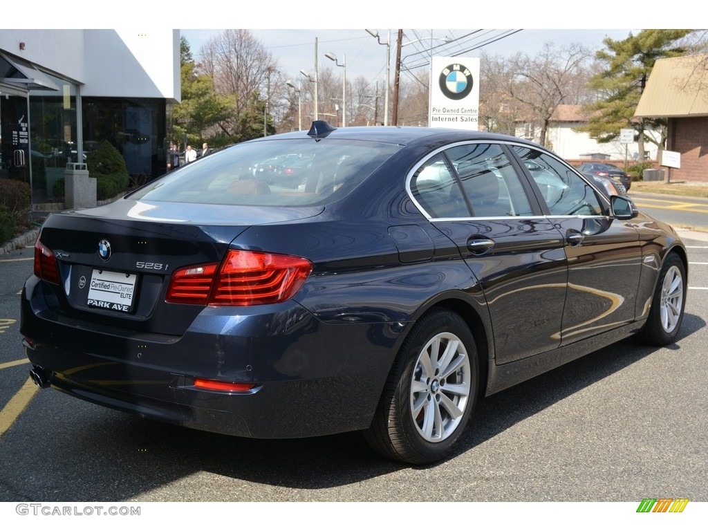2016 5 Series 528i xDrive Sedan - Imperial Blue Metallic / Cinnamon Brown photo #3