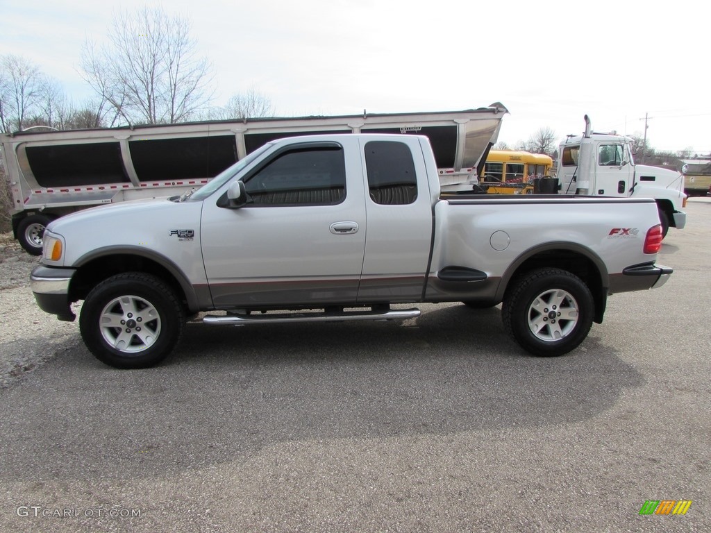 2003 F150 XLT SuperCab 4x4 - Silver Metallic / Dark Graphite Grey photo #1