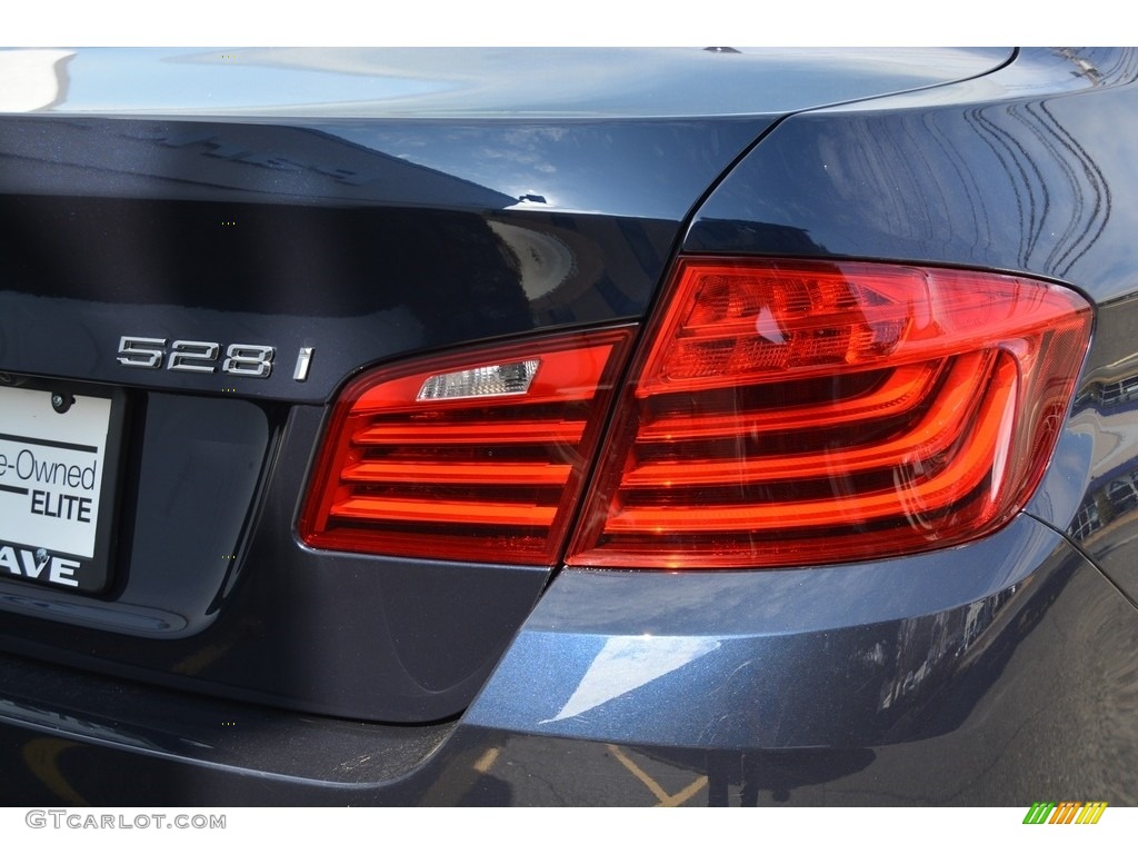 2016 5 Series 528i xDrive Sedan - Imperial Blue Metallic / Cinnamon Brown photo #22