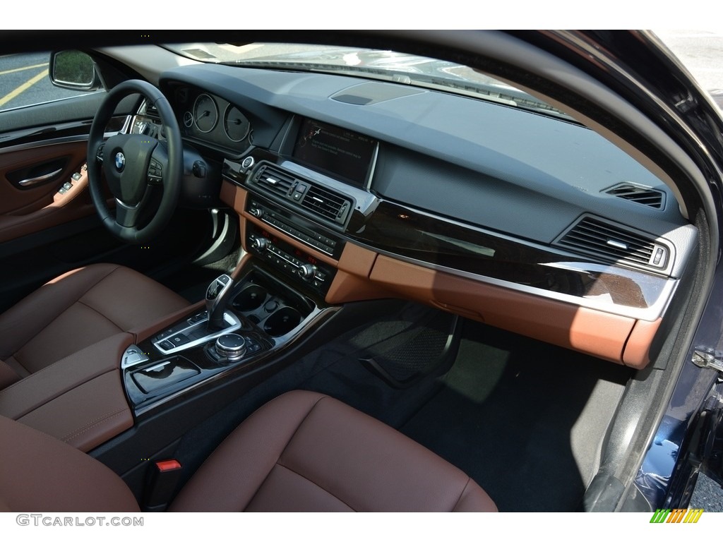 2016 5 Series 528i xDrive Sedan - Imperial Blue Metallic / Cinnamon Brown photo #26