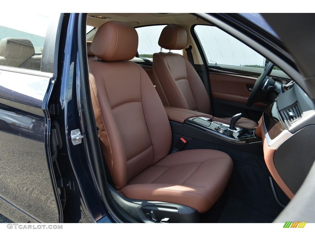 2016 5 Series 528i xDrive Sedan - Imperial Blue Metallic / Cinnamon Brown photo #28