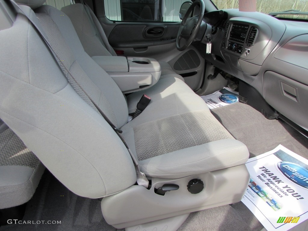 2003 F150 XLT SuperCab 4x4 - Silver Metallic / Dark Graphite Grey photo #18