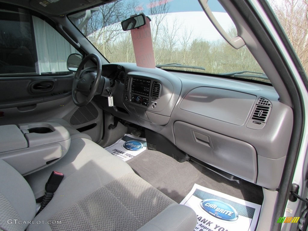 2003 F150 XLT SuperCab 4x4 - Silver Metallic / Dark Graphite Grey photo #19