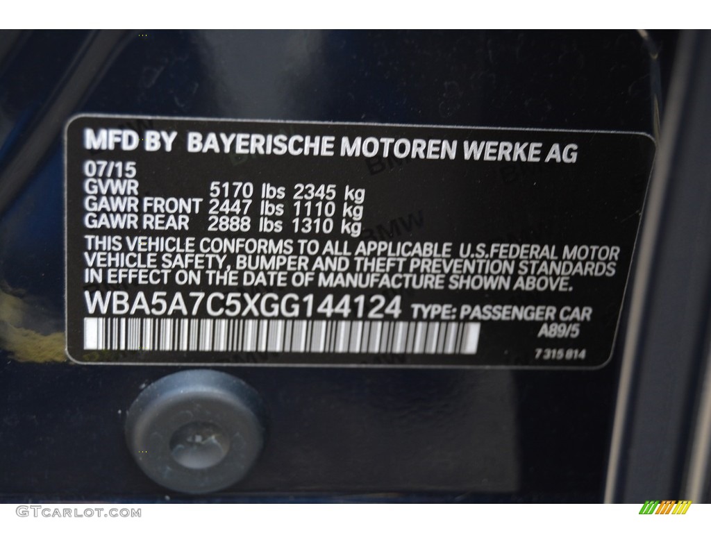 2016 5 Series 528i xDrive Sedan - Imperial Blue Metallic / Cinnamon Brown photo #33