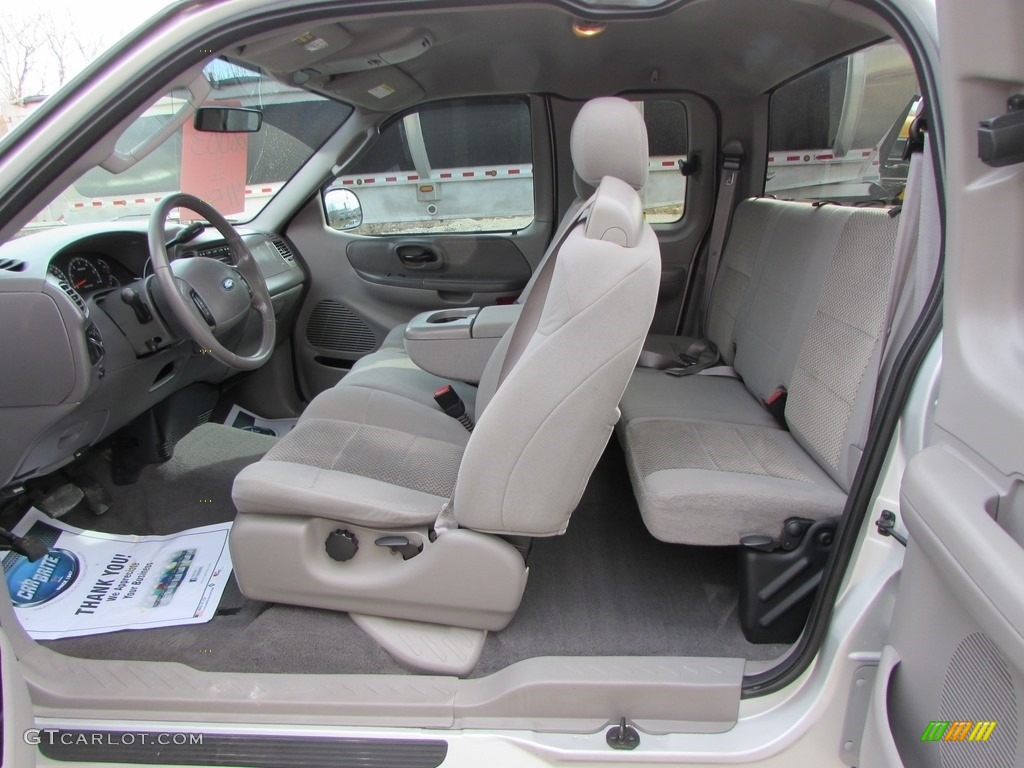 2003 F150 XLT SuperCab 4x4 - Silver Metallic / Dark Graphite Grey photo #20