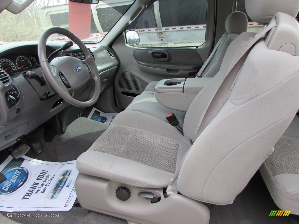 2003 F150 XLT SuperCab 4x4 - Silver Metallic / Dark Graphite Grey photo #23