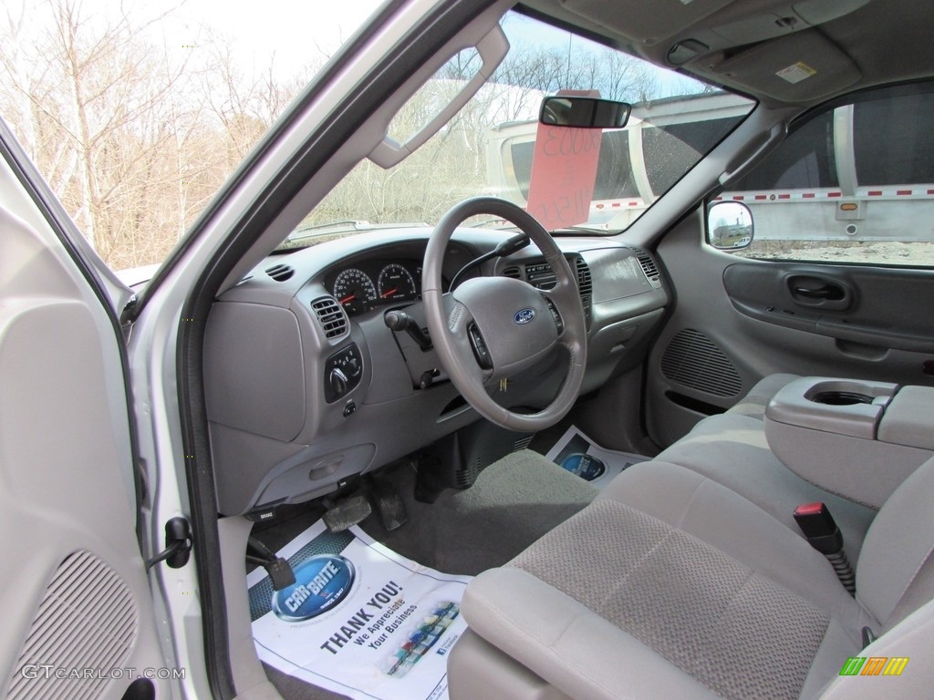 2003 F150 XLT SuperCab 4x4 - Silver Metallic / Dark Graphite Grey photo #24