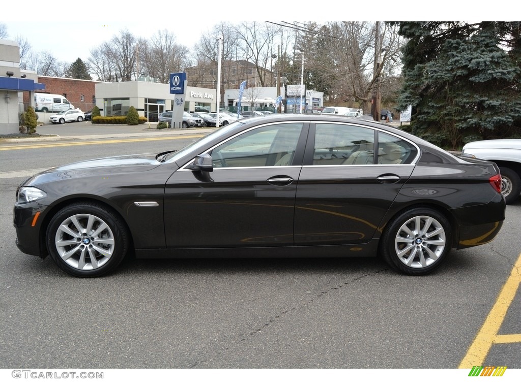 2016 5 Series 535i xDrive Sedan - Jotoba Brown Metallic / Venetian Beige/Black photo #5