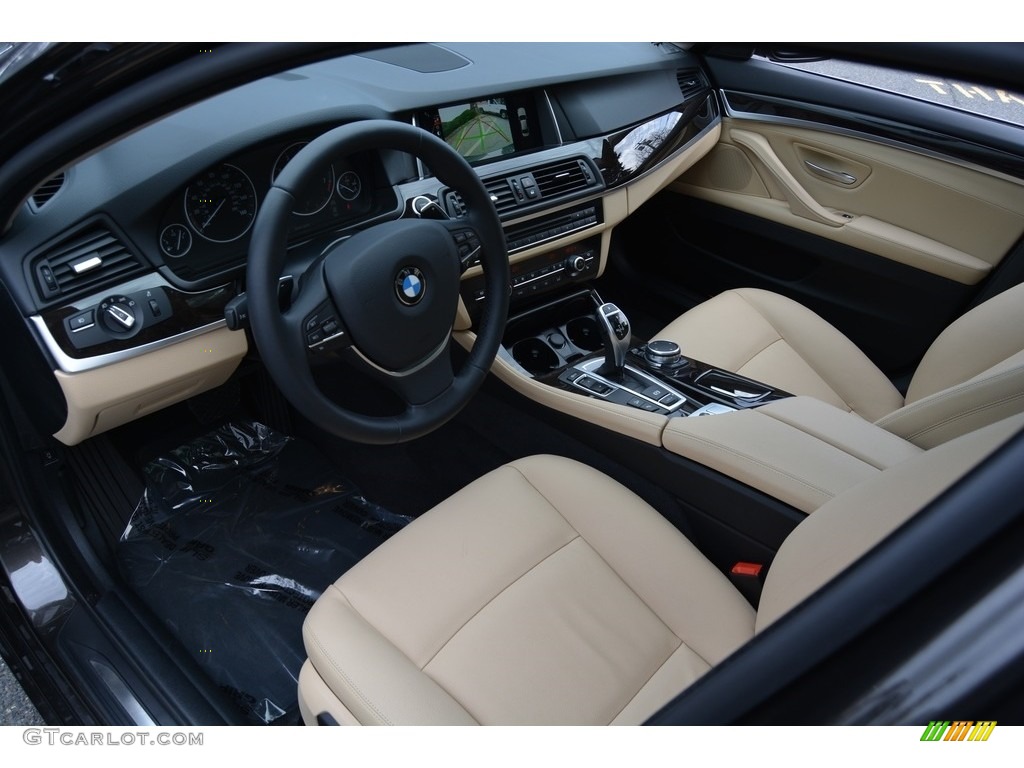 Venetian Beige/Black Interior 2016 BMW 5 Series 535i xDrive Sedan Photo #111377314