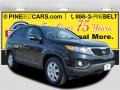 2013 Ebony Black Kia Sorento LX  photo #1