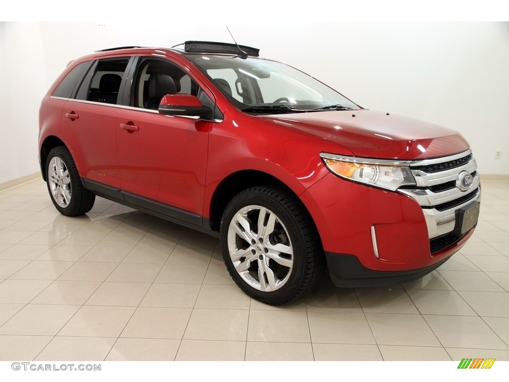 2012 Edge Limited AWD - Red Candy Metallic / Charcoal Black photo #1