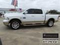 2013 Bright White Ram 1500 Laramie Longhorn Crew Cab  photo #2