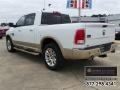 2013 Bright White Ram 1500 Laramie Longhorn Crew Cab  photo #5