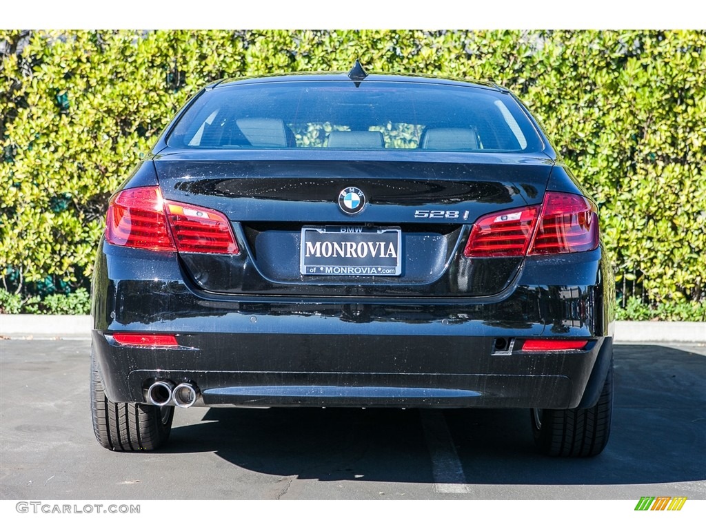 2016 5 Series 528i Sedan - Jet Black / Black photo #2