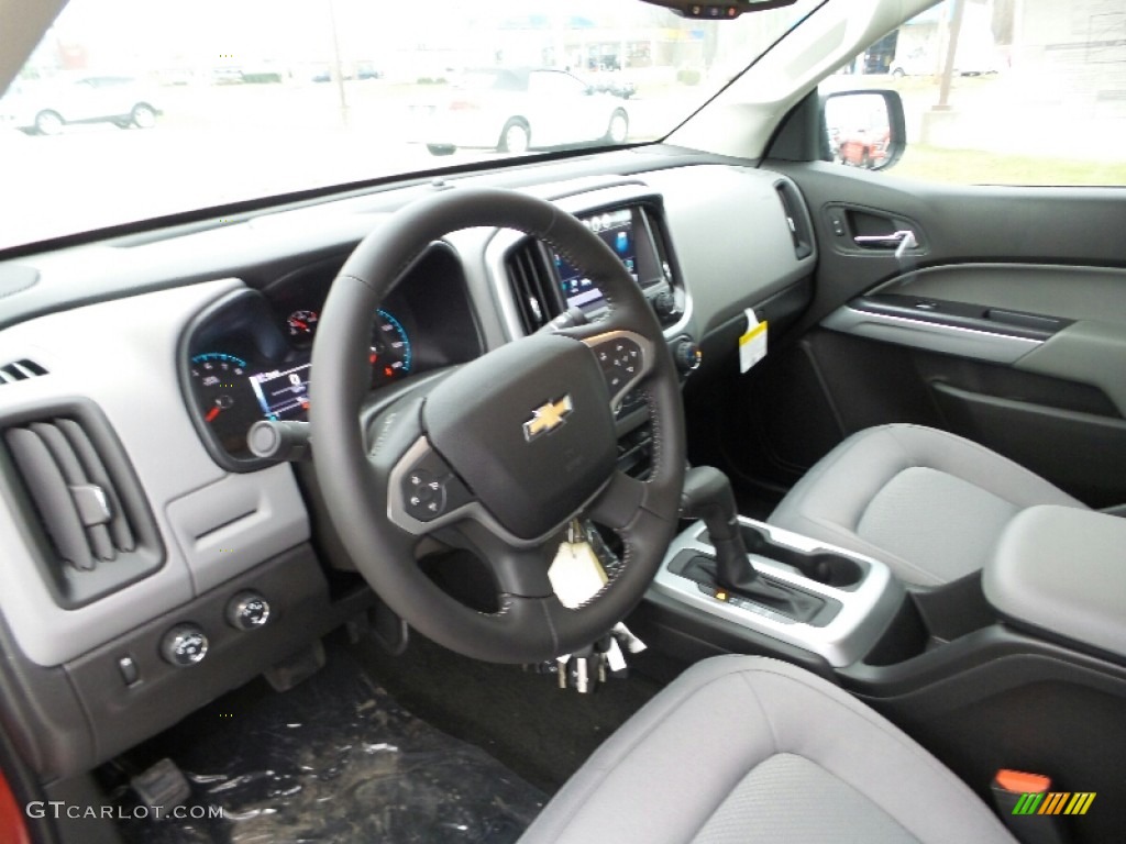 Jet Black/Dark Ash Interior 2016 Chevrolet Colorado LT Extended Cab 4x4 Photo #111389884