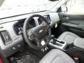 Jet Black/Dark Ash 2016 Chevrolet Colorado LT Extended Cab 4x4 Interior Color