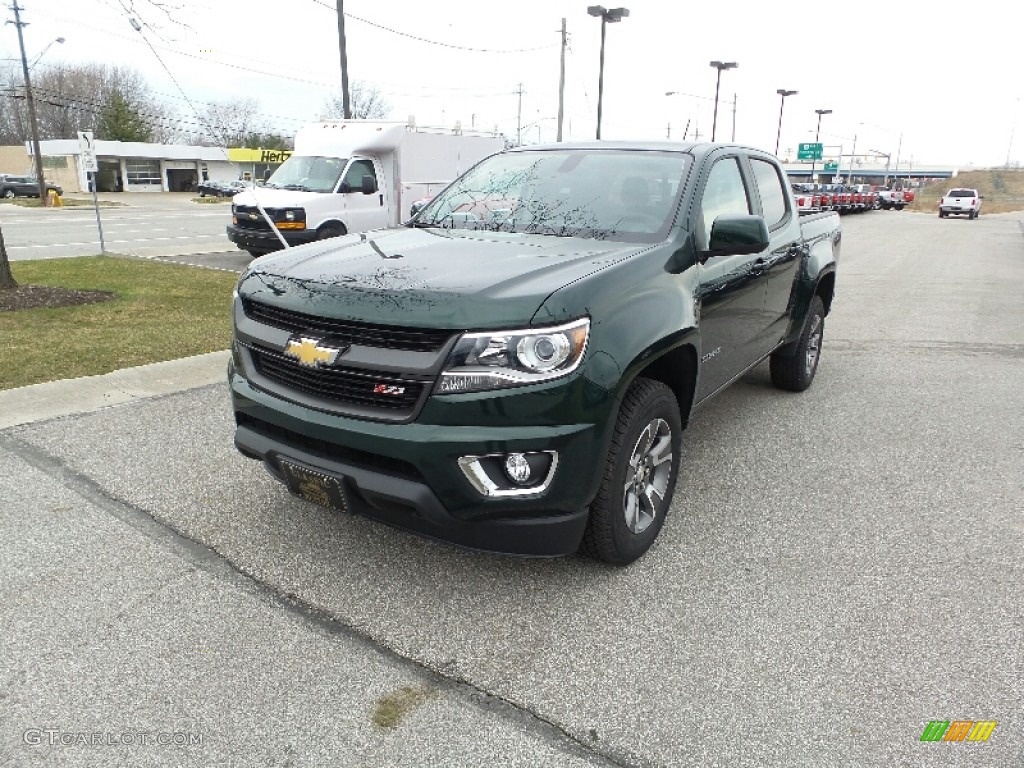 Rainforest Green Metallic Chevrolet Colorado