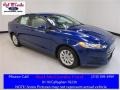 2016 Deep Impact Blue Metallic Ford Fusion S  photo #1