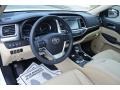 2016 Toyota Highlander Almond Interior Prime Interior Photo
