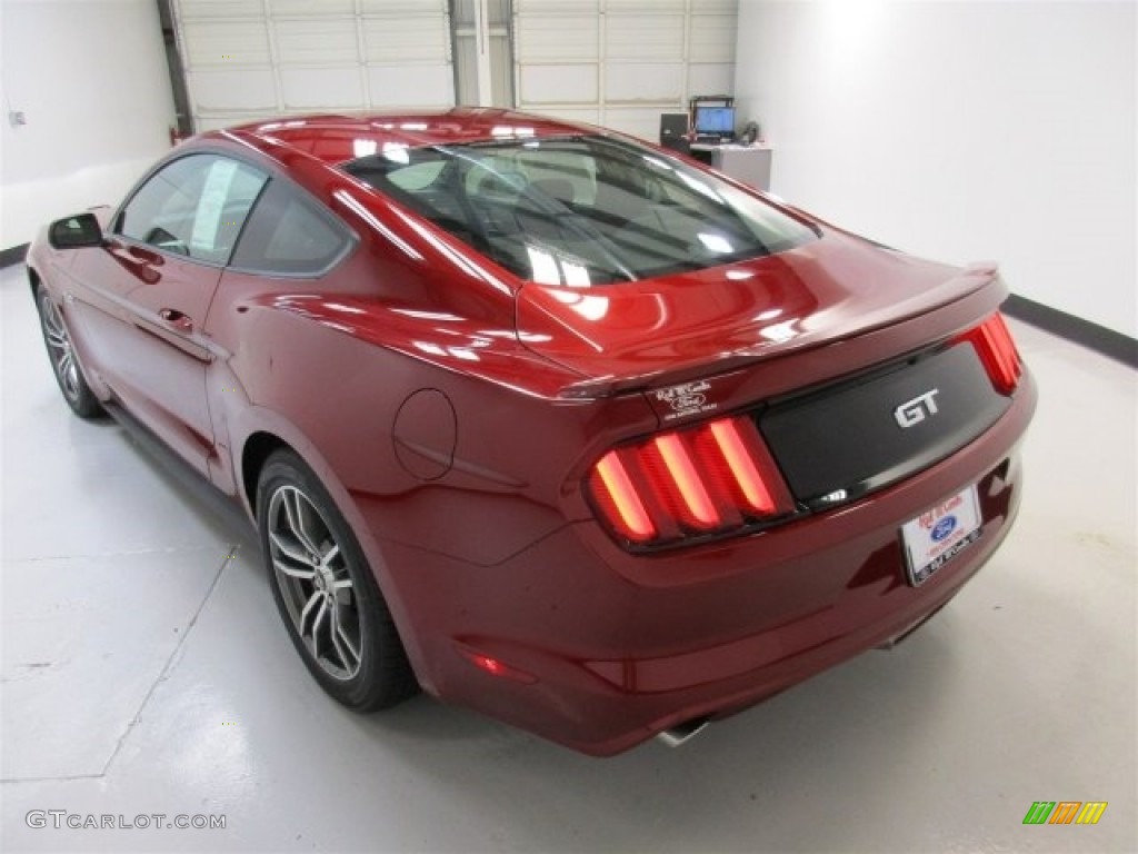 2016 Mustang GT Coupe - Ruby Red Metallic / Ebony photo #8