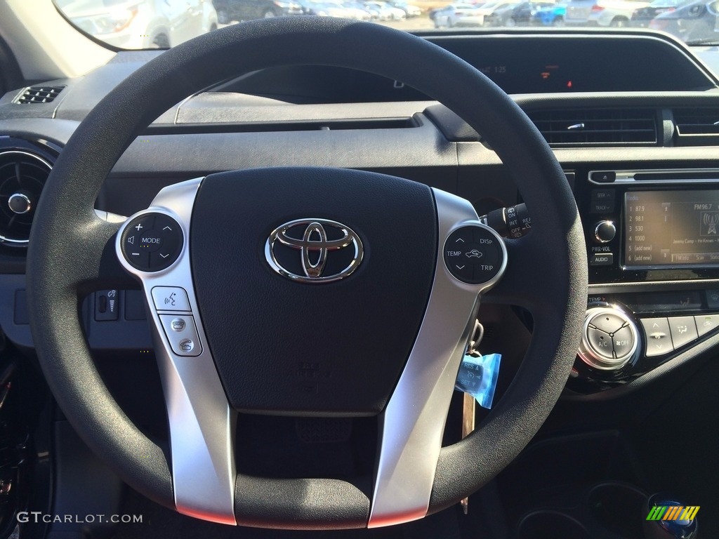 2016 Prius c Special Edition - Black Sand Pearl / Black photo #4