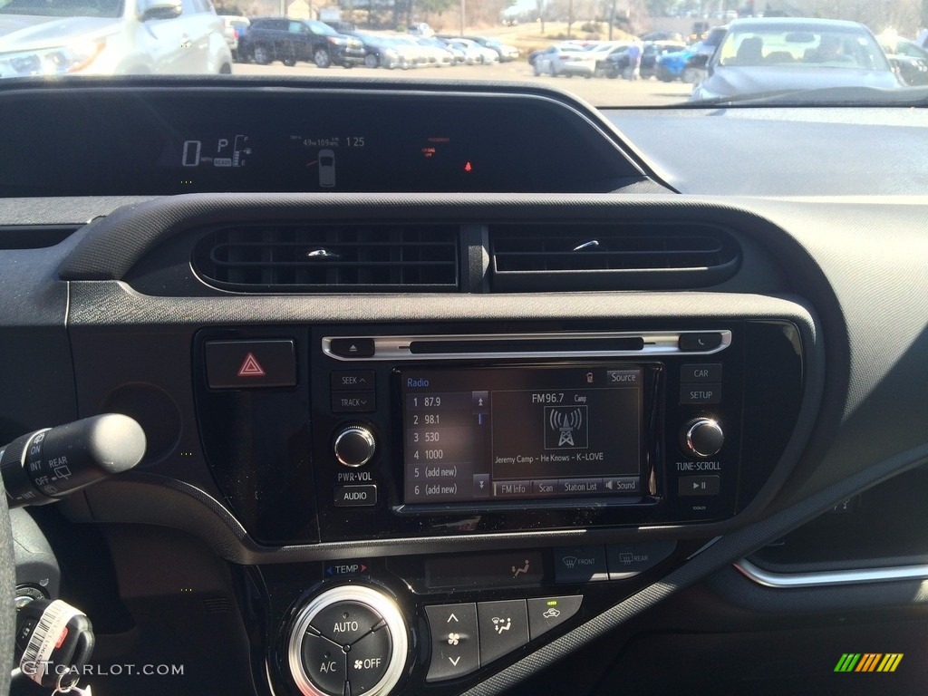 2016 Prius c Special Edition - Black Sand Pearl / Black photo #5
