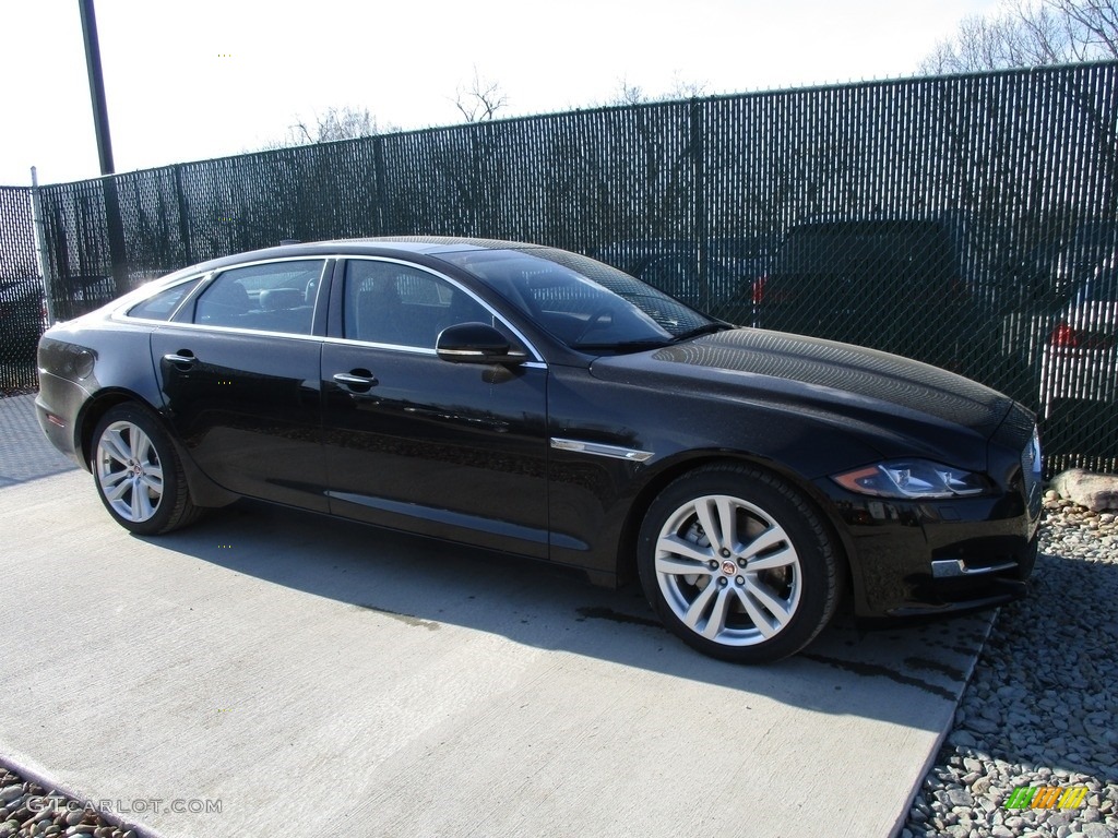 Ultimate Black Metallic Jaguar XJ