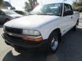 Summit White 2002 Chevrolet S10 LS Extended Cab Exterior