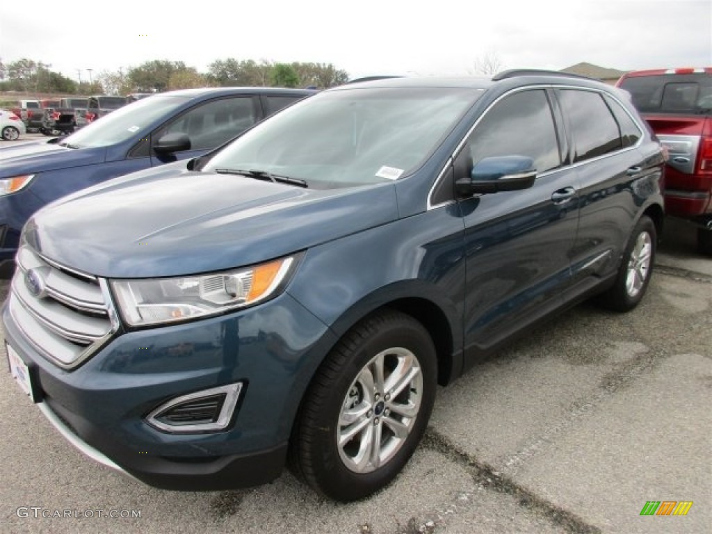 Too Good to Be Blue 2016 Ford Edge SEL Exterior Photo #111393100