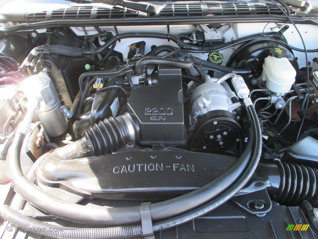 2002 S10 LS Extended Cab - Summit White / Graphite photo #17