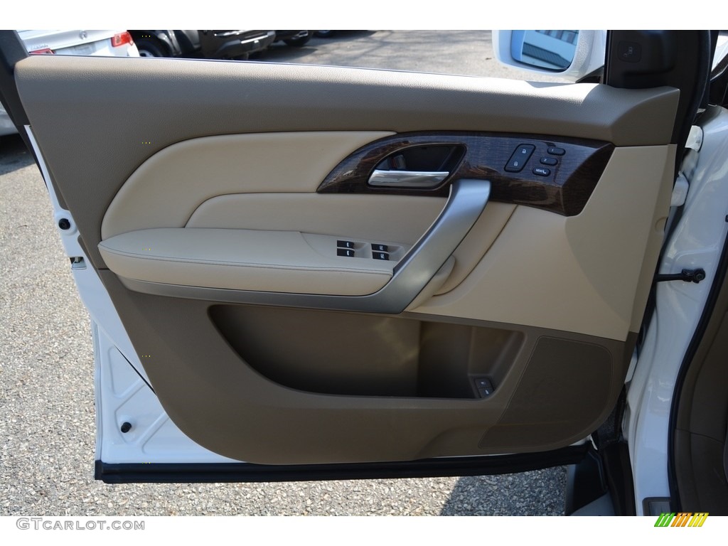 2013 MDX SH-AWD Advance - Aspen White Pearl / Parchment photo #9