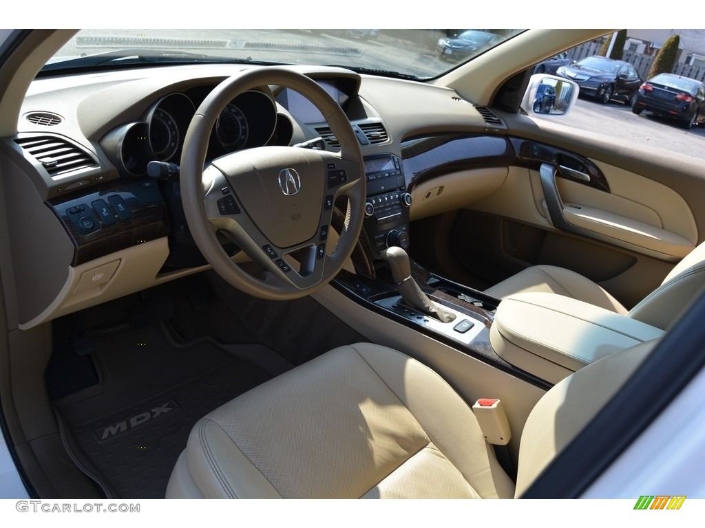 2013 MDX SH-AWD Advance - Aspen White Pearl / Parchment photo #11