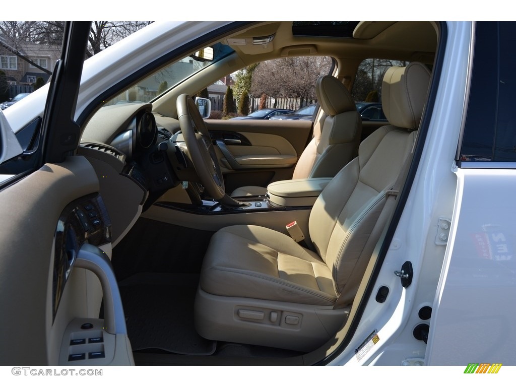 2013 MDX SH-AWD Advance - Aspen White Pearl / Parchment photo #12