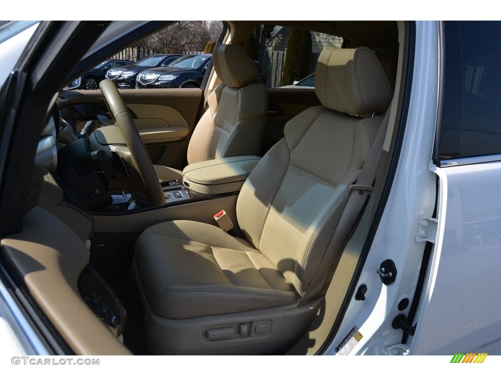 2013 MDX SH-AWD Advance - Aspen White Pearl / Parchment photo #13