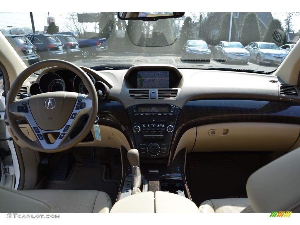2013 MDX SH-AWD Advance - Aspen White Pearl / Parchment photo #15