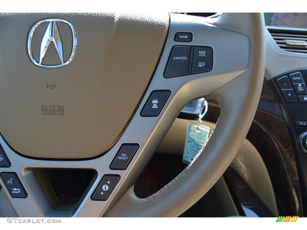 2013 MDX SH-AWD Advance - Aspen White Pearl / Parchment photo #20