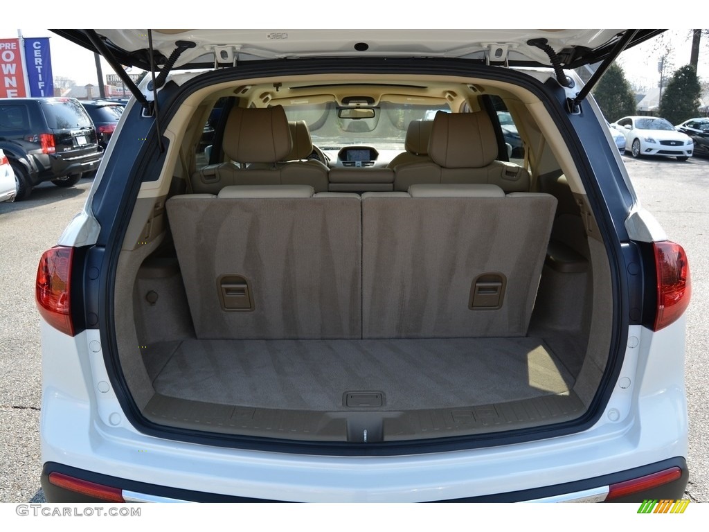 2013 MDX SH-AWD Advance - Aspen White Pearl / Parchment photo #23