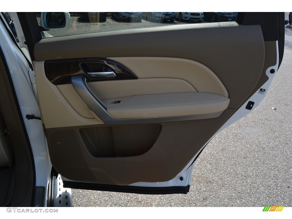 2013 MDX SH-AWD Advance - Aspen White Pearl / Parchment photo #25