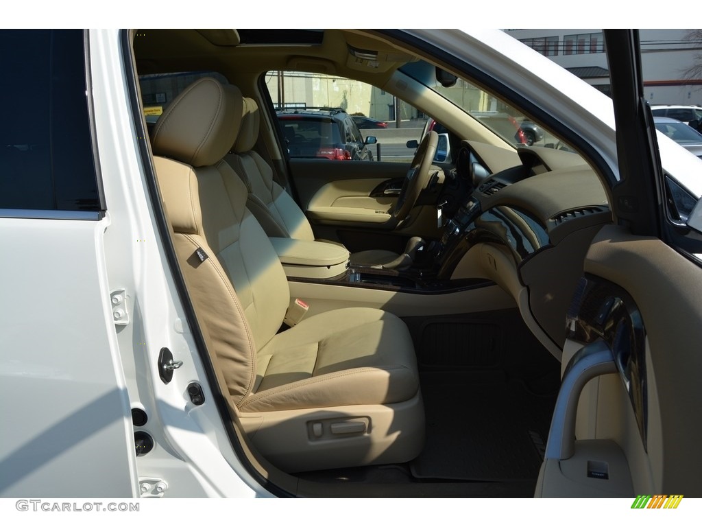 2013 MDX SH-AWD Advance - Aspen White Pearl / Parchment photo #29