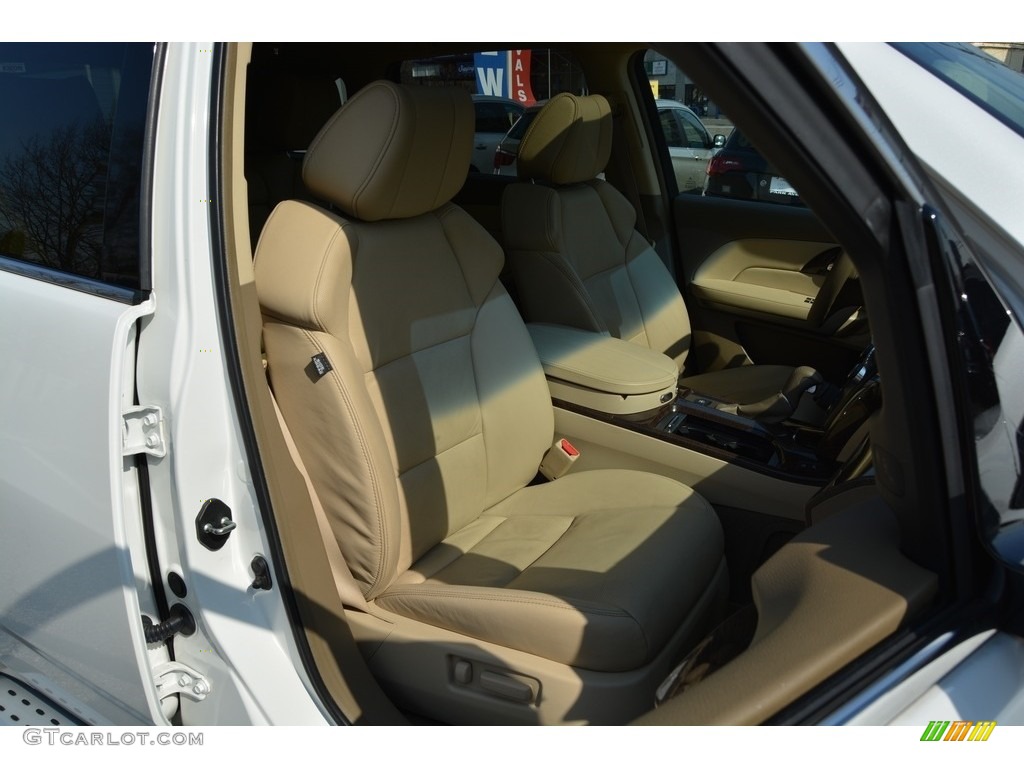 2013 MDX SH-AWD Advance - Aspen White Pearl / Parchment photo #30