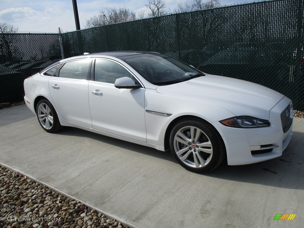 2016 XJ L 3.0 AWD - Polaris White / Cashew/Truffle photo #1