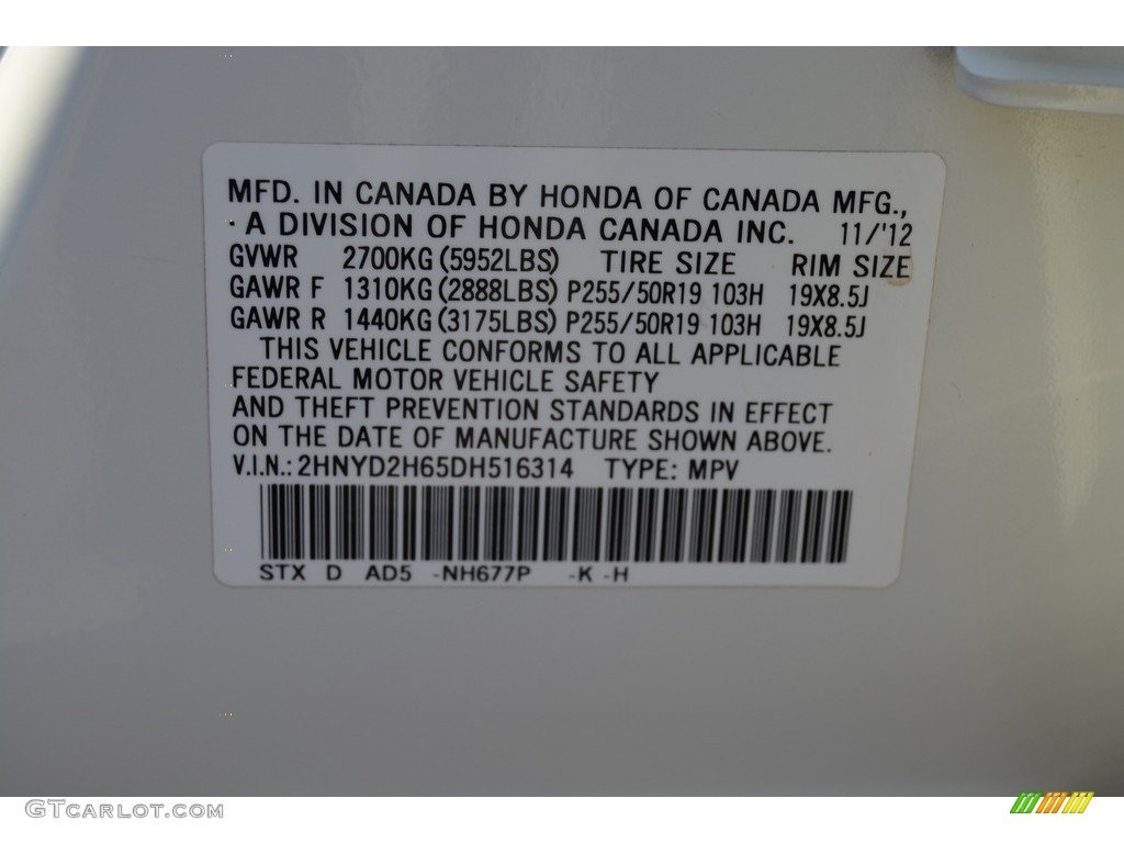 2013 MDX SH-AWD Advance - Aspen White Pearl / Parchment photo #35