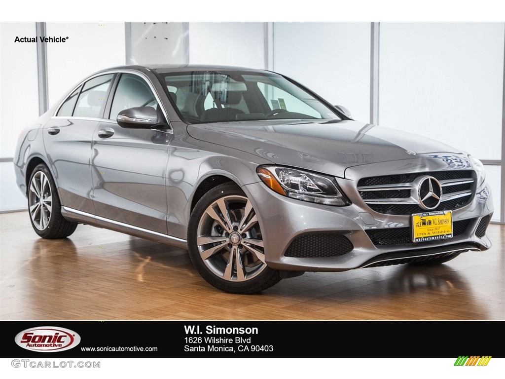 2016 C 300 Sedan - Palladium Silver Metallic / Black photo #1