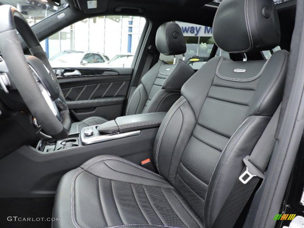 designo Black Interior 2014 Mercedes-Benz ML 63 AMG Photo #111395908