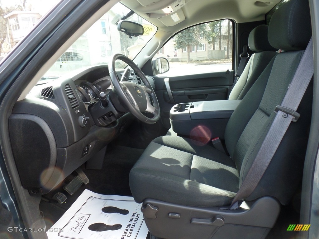 2012 Silverado 1500 LT Regular Cab 4x4 - Blue Granite Metallic / Ebony photo #17