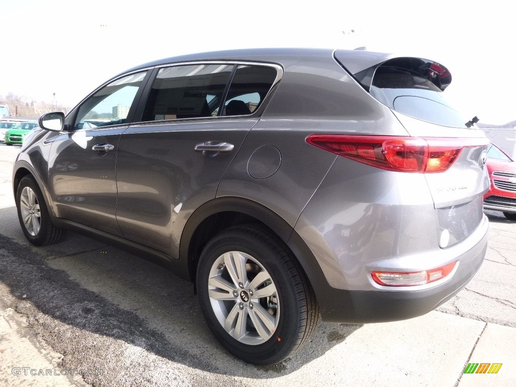 2017 Sportage LX - Mineral Silver / Black photo #5