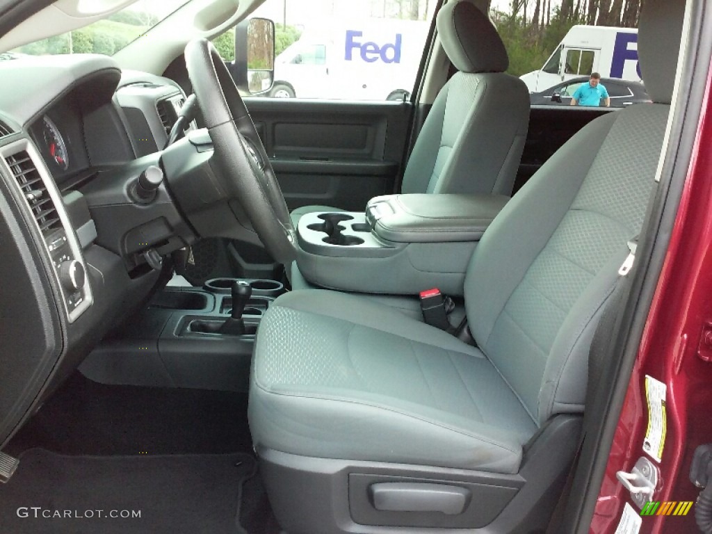Black/Diesel Gray Interior 2014 Ram 3500 Tradesman Crew Cab 4x4 Photo #111398536