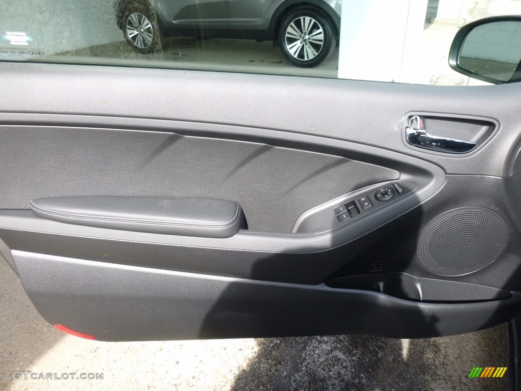 2016 Kia Forte Koup EX Black Door Panel Photo #111398998