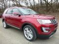 2016 Ruby Red Metallic Tri-Coat Ford Explorer Limited 4WD  photo #8