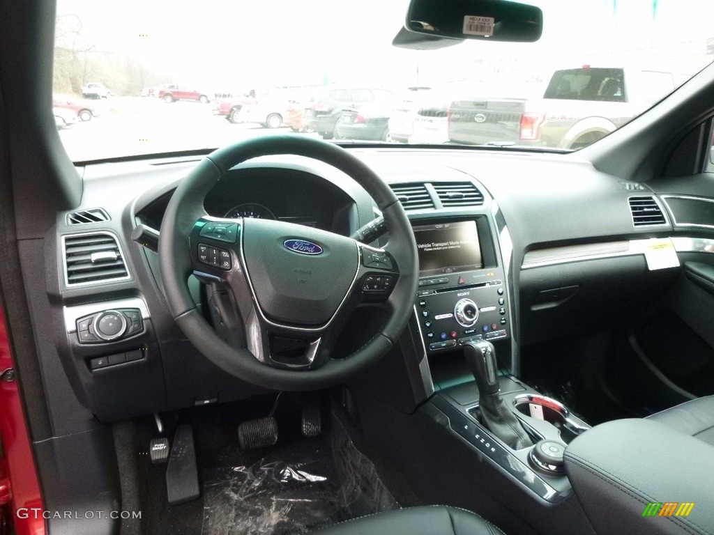 Ebony Black Interior 2016 Ford Explorer Limited 4WD Photo #111399928